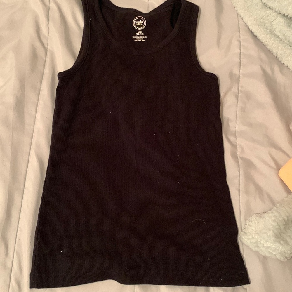 Black undershirt tank top